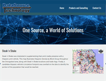 Tablet Screenshot of datasourcetech.com